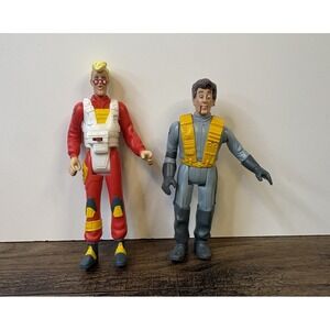 Vintage Kenner Real Ghostbusters Peter And Egon Action Figure Fright Features